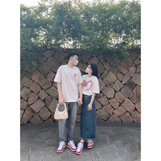 Áo phông đôi Trái tim Tình yêu [ ẢNH THẬT NEOCOUPLE ]
