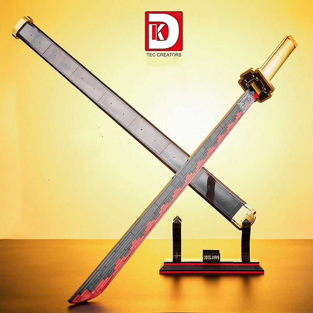 Đồ Chơi Lắp Ráp Mô Hình Thanh Kiếm Nichiron Của Yoriichi Tsugikuni Kimetsu no Yabai Thanh Gươm Diệt Quỷ DK1522