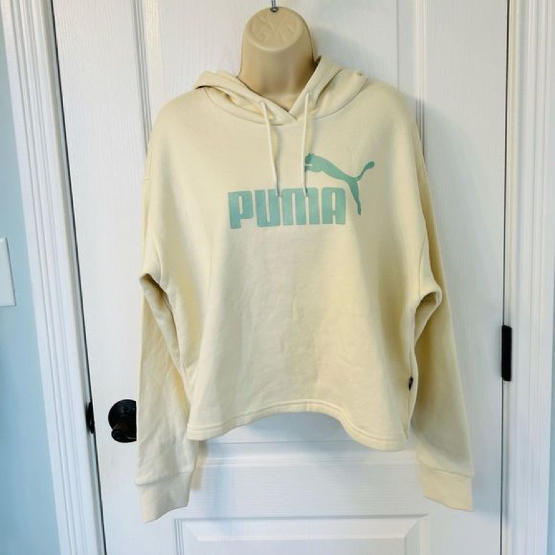 Áo nỉ cropped Logo nữ