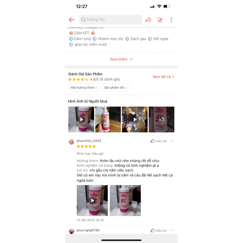 DẦU GỘI XẢ CHỐNG GÀU NẤM CHÍNH HÃNG 5C/ có túi xách