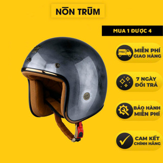 Nón bảo hiểm 3/4 ROYAL M20C xướt bóng