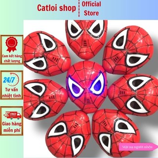 Đồ chơi mặt nạ người nhện - mặt nạ siêu nhân nhện Spider Man có đèn phát sáng hóa trang Trung thu, Halloween cho bé