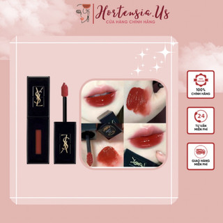 Son kem màu 416- đỏ cam chili ysl vinyl 416