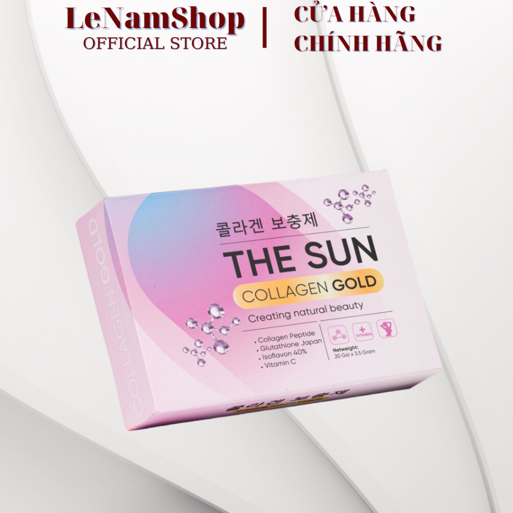 The Sun Collagen Hỗ Trợ Dưỡng Da, Giữ Dáng - Hộp 20 Gói