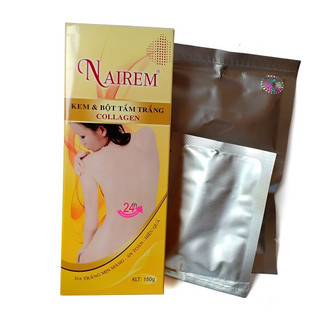 Kem và bột tắm trắng Collagen Nairem