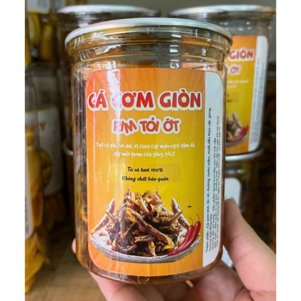CÁ CƠM RIM TỎI ỚT 250G