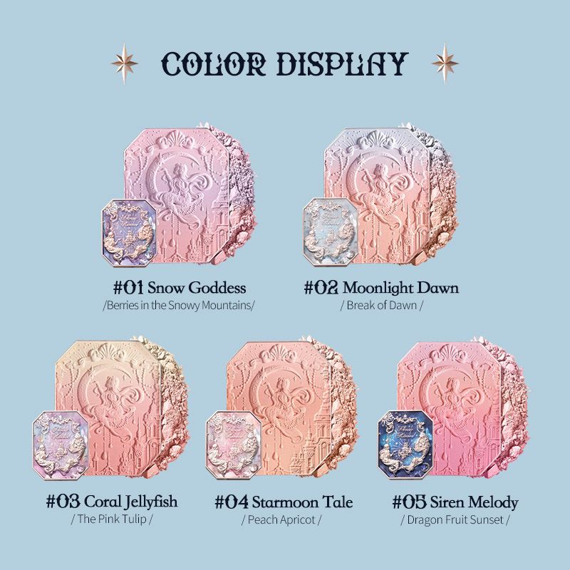 Phấn Má Flower Knows Moonlight Mermaid