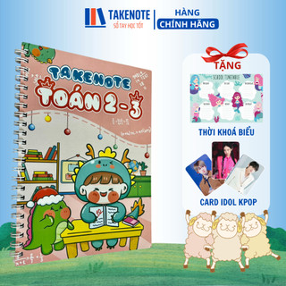 Sổ tay takenote toán 2-3 khổ giấy a5