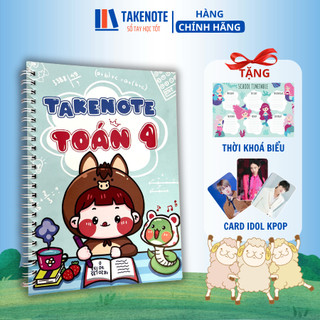 Sổ tay takenote toán 4 - khổ giấy a5