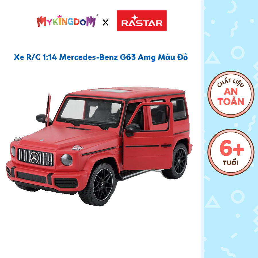 Đồ Chơi Xe R/C 1:14 Mercedes-Benz G63 Amg Màu Đỏ RASTAR R95700/RED