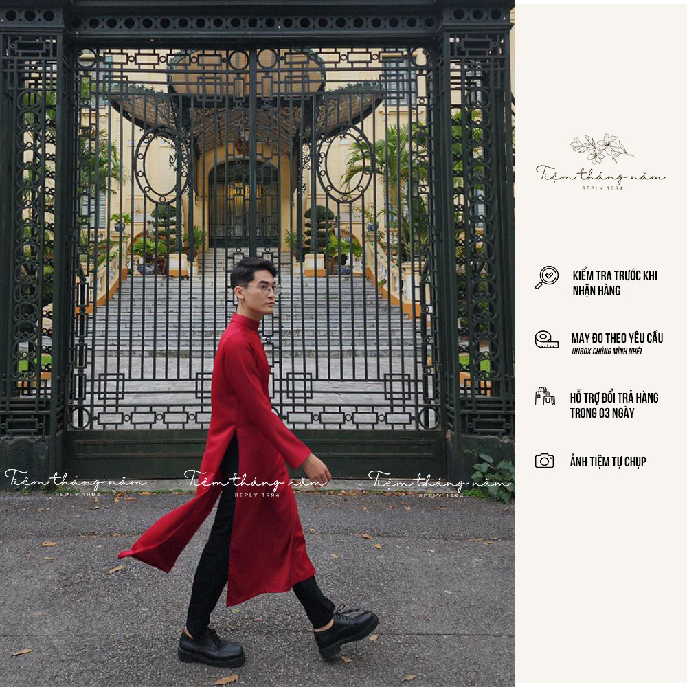 Áo dài Nam - Dáng suôg xưa, chất lụa Tây thi