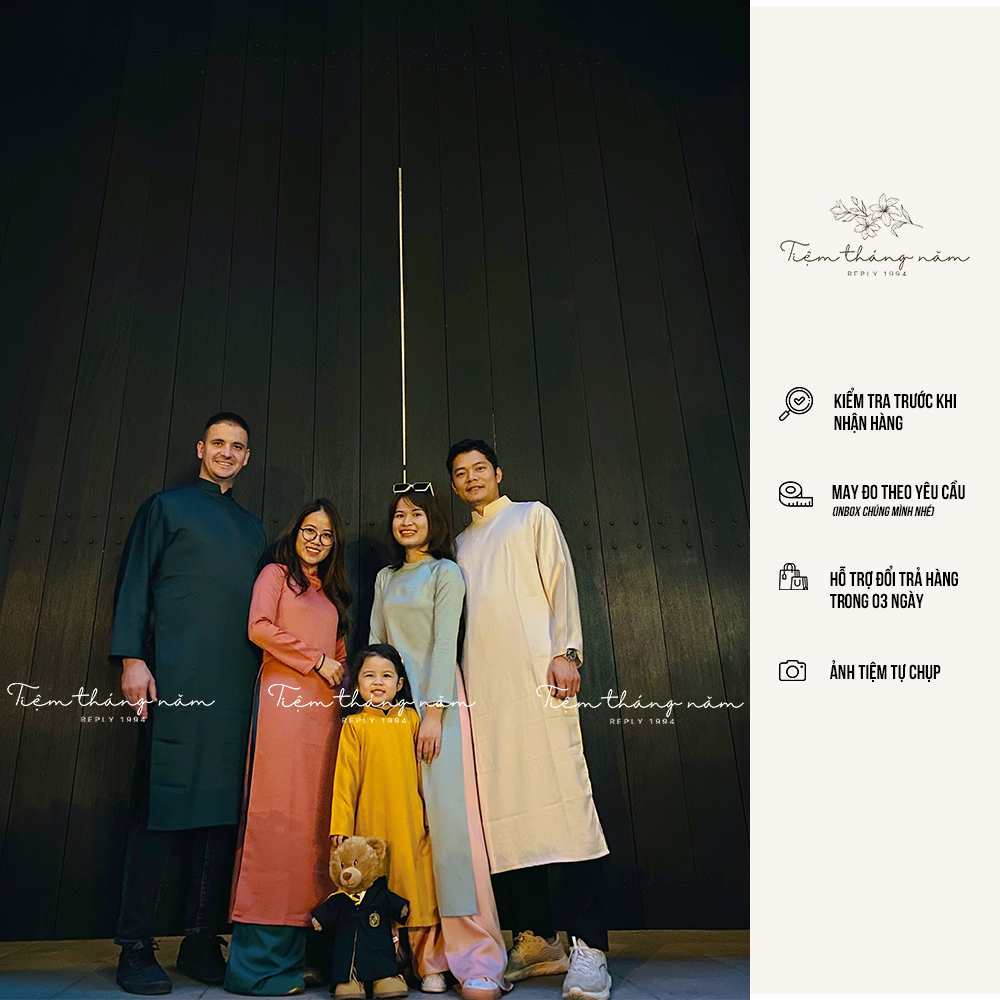 Áo dài Nam - Dáng suôg xưa, chất lụa Tây thi