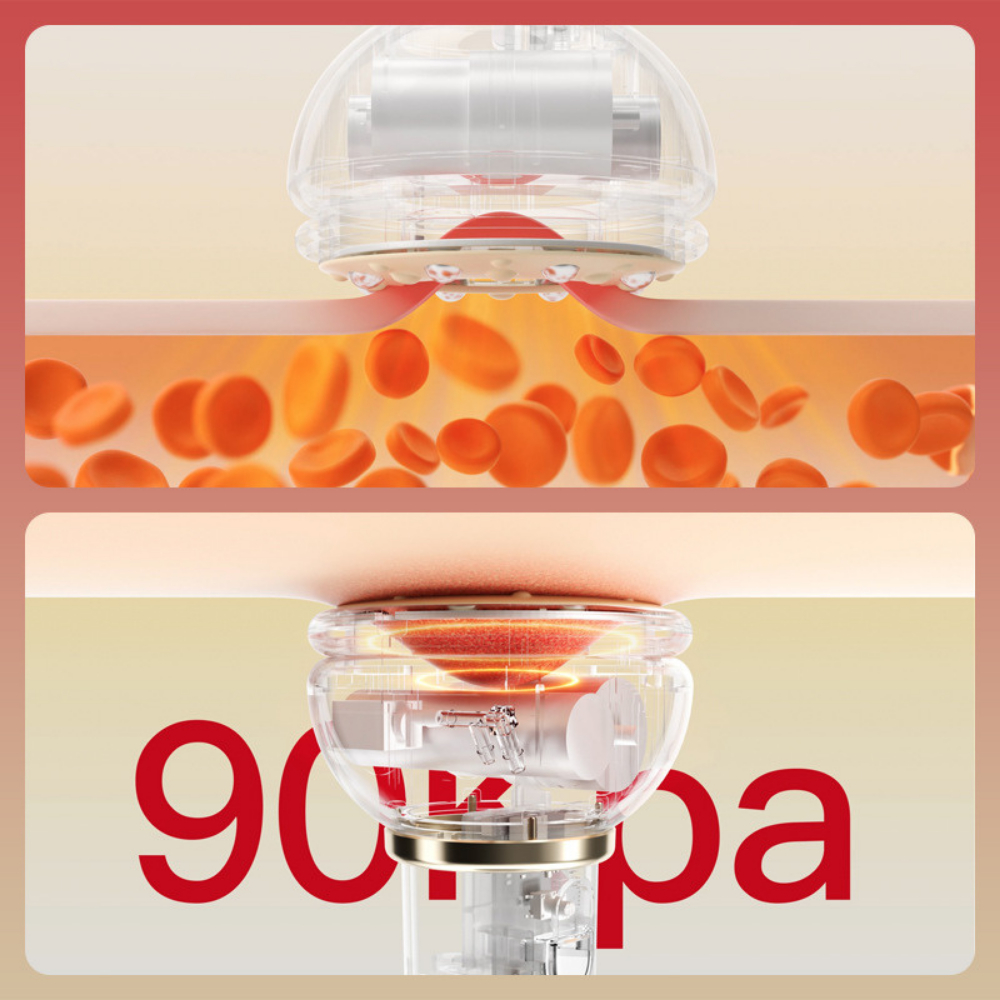 Máy giác hơi XIAOMI PGG với 8 đầu massage nam châm giúp dễ dàng cạo gió, giảm đau nhức mệt mỏi