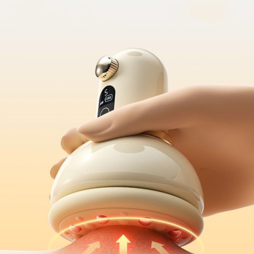 Máy giác hơi XIAOMI PGG với 8 đầu massage nam châm giúp dễ dàng cạo gió, giảm đau nhức mệt mỏi