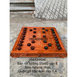 Bàn cờ tướng gỗ hương đá 55x60 cao 8cm ( chưa bao gồm quân)