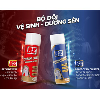 Chai xịt dưỡng sên bz chain lube 450ml