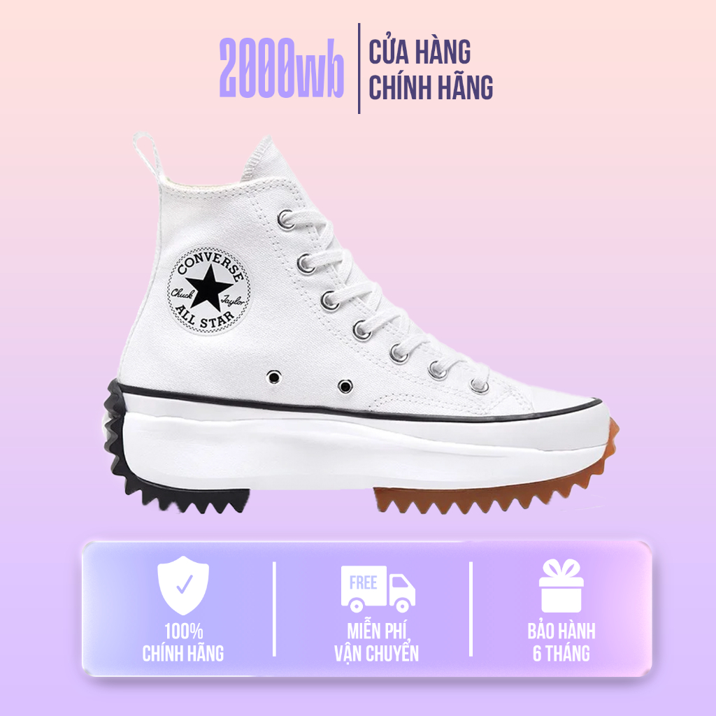 Giày CONVERSEE Run Star Hike ALL WHITE