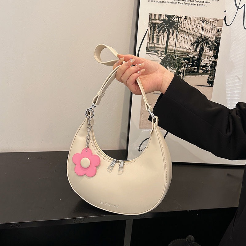 Túi xách nữ, túi đeo vai kẹp nách hoa dễ thương phong cách hàn quốc PK 568