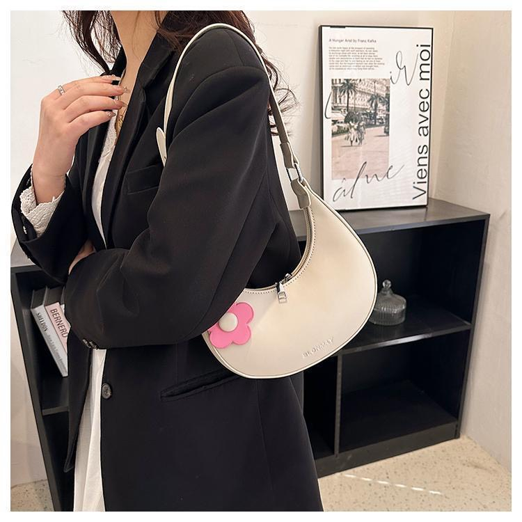 Túi xách nữ, túi đeo vai kẹp nách hoa dễ thương phong cách hàn quốc PK 568