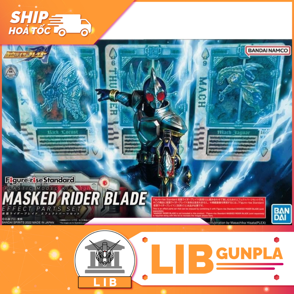 Mô hình lắp ráp Bandai Figure Rise Standard Phụ kiện Effect Part Set cho Kamen Rider Blade