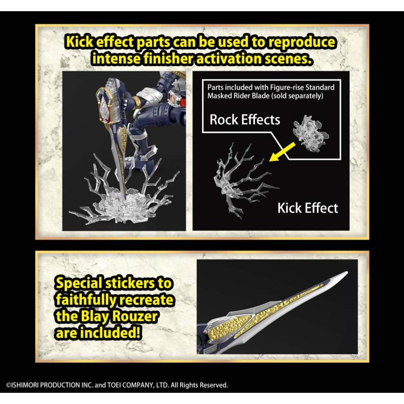 Mô hình lắp ráp Bandai Figure Rise Standard Phụ kiện Effect Part Set cho Kamen Rider Blade