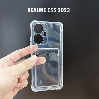 Ốp lưng dẻo cài thẻ chống sốc cho Realme C55 2023
