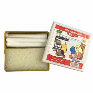 Hộp đựng phấn + đồ lau mic 221