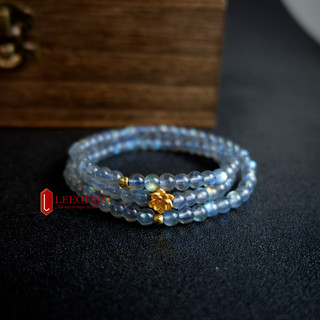 Chuỗi vòng tay đá x.à cừ mix charm v.àng 24k size 05 li dành cho nữ tất cả các mệnh