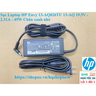 ⚡️[Sạc zin] Sạc Laptop HP Envy 13-AQ026TU 13-AQ 19.5V - 2.31A - 45W Chân xanh nhỏ