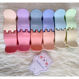 Kẹp Tóc Càng Cua Trơn BÓNG - NHÁM 12 CÂY