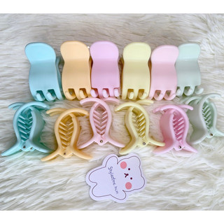 Kẹp Tóc Càng Cua Trơn BÓNG - NHÁM 12 CÂY