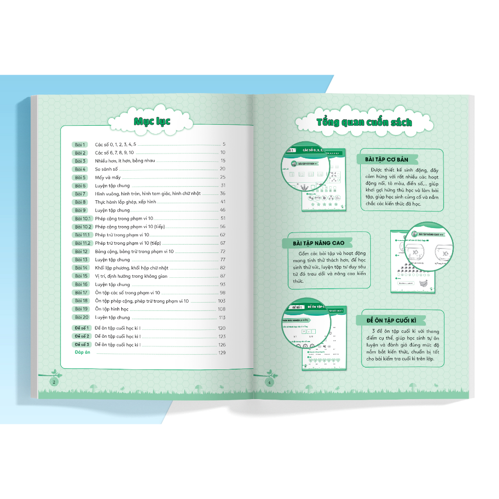 Sách Bài tập bổ trợ Toán – lớp 1  Tập 1