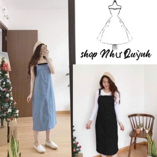 Yếm Váy Nữ Dáng Dài, Yếm Bò Nữ Dài Xẻ Sau Y1