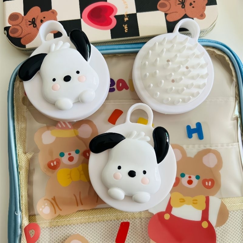 Lược Silicone Gội Đầu Massage Hình Chó - LUOC1056 - BCorner