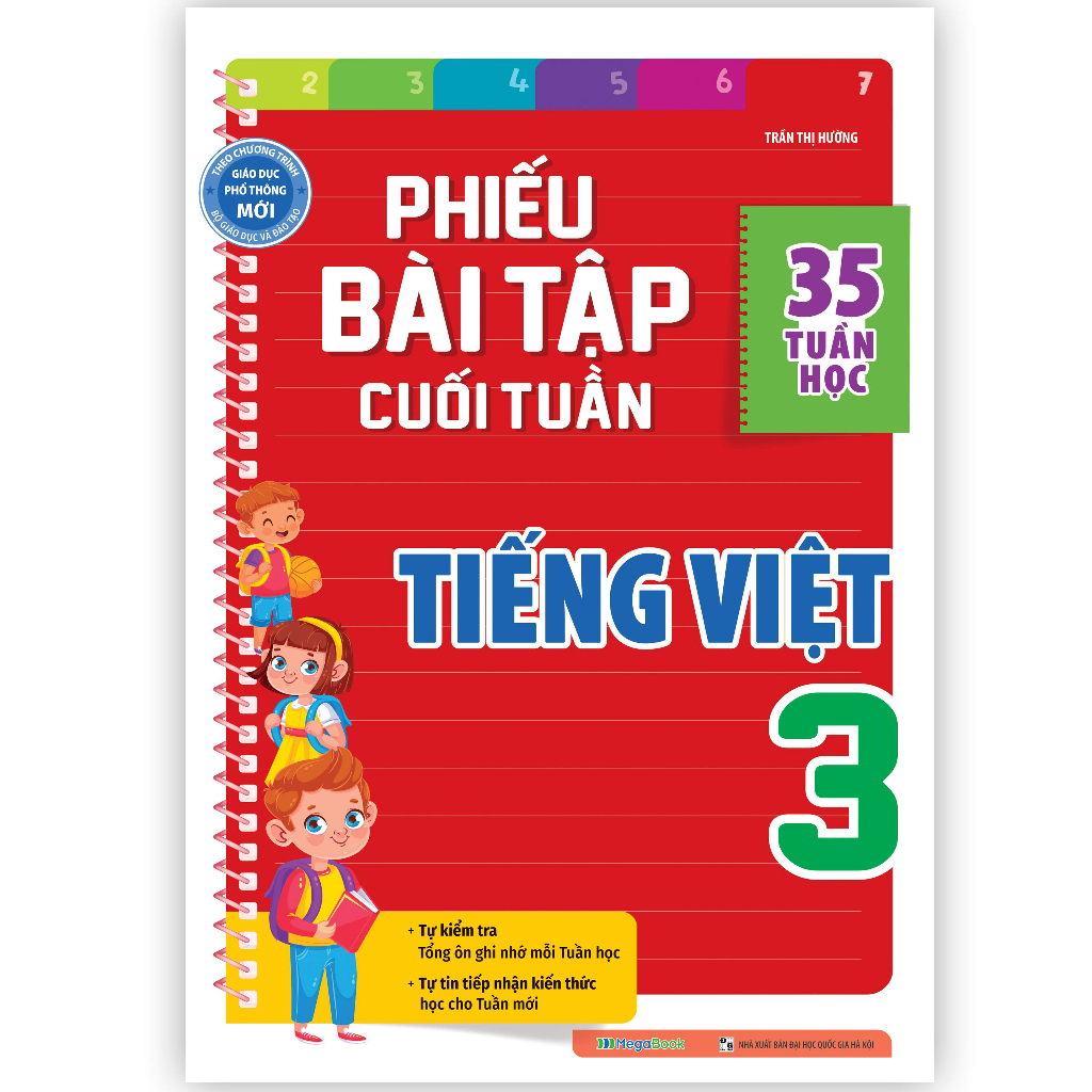 Sách Phiếu bài tập cuối tuần Tiếng Việt Lớp 3