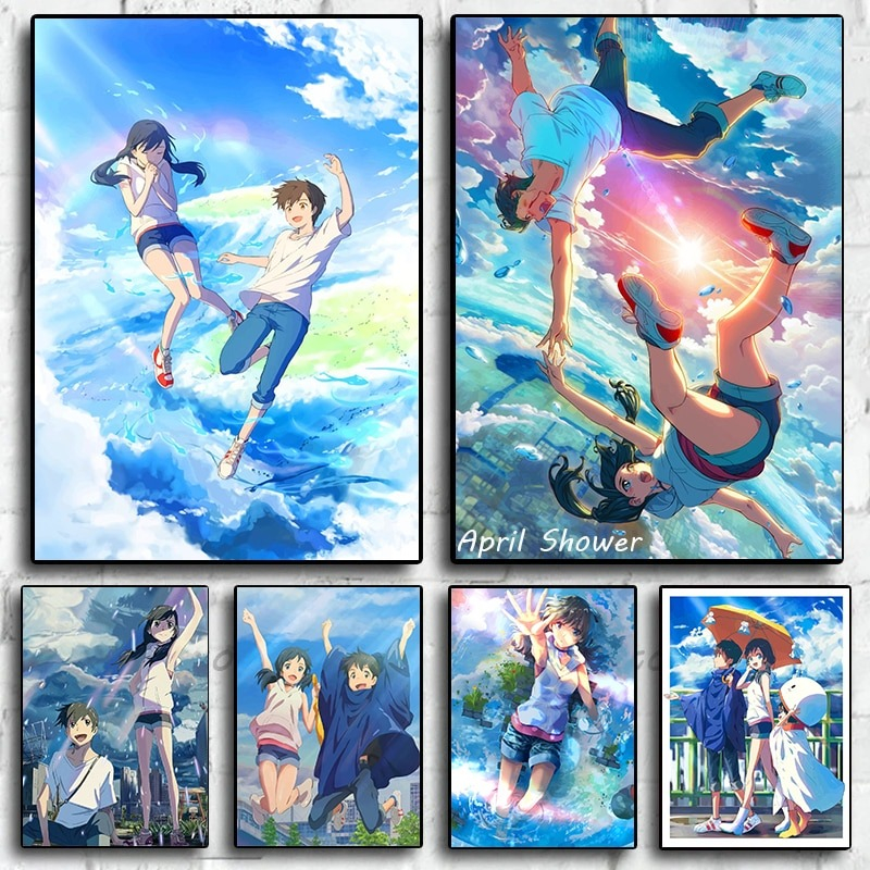Anime Cổ Điển Nhật Bản Phong Hóa Với Bạn Áp Phích Phim Tranh In Hình Nghệ Thuật Treo Tường Ms: 622