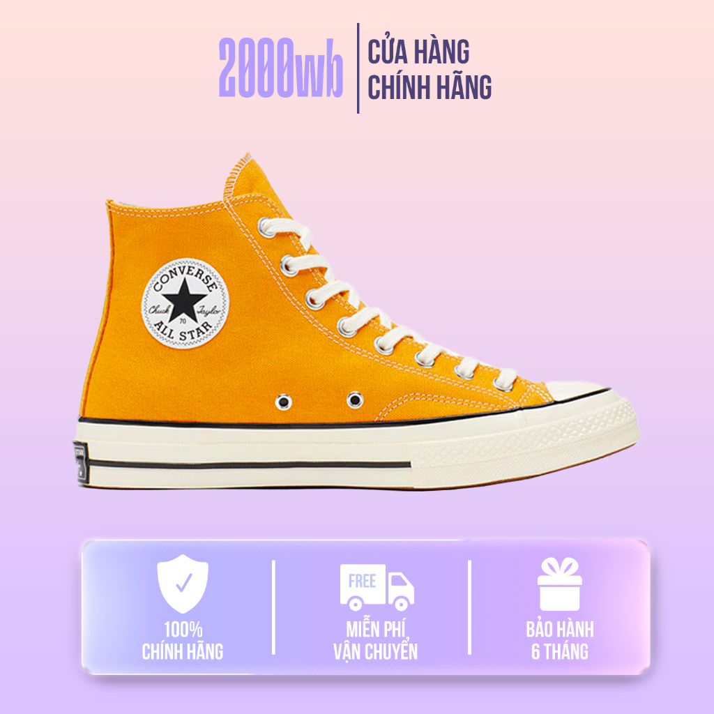 Giày sneaker CONVERSEE CHUCK 70S HIGH SUNFLOWER