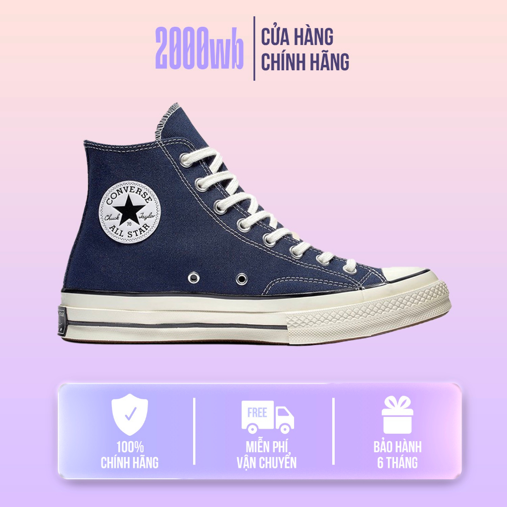 Giày sneaker CONVERSEE CHUCK 70S high navy