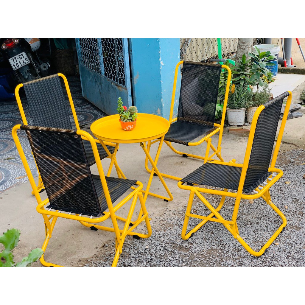 Ghế xếp lò xo, ghế cafe