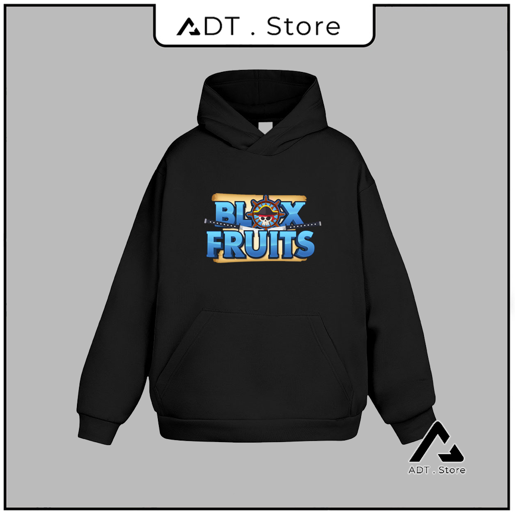 Mẫu Áo Hoodie ADTStore x Games Blox Fruits in 2 mặt cực HOT
