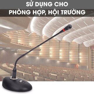 Micro hội nghị, cổ ngỗng có dây hút âm tốt, độ nhạy cao