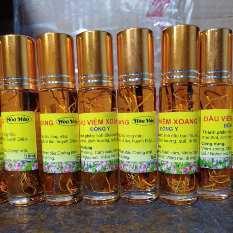 Dầu viêm xoang Hoà Hảo loại lăn 10ml
