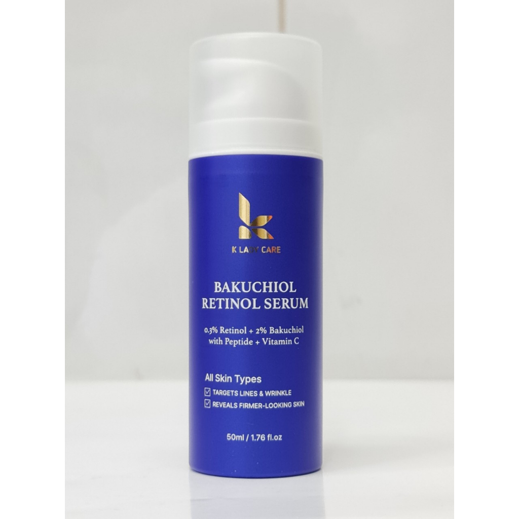 Tinh Chất Serum Dưỡng Trắng Phục Hồi Da Retinol Bakuchiol 2% K Lady Care 50ml Hàn Quốc