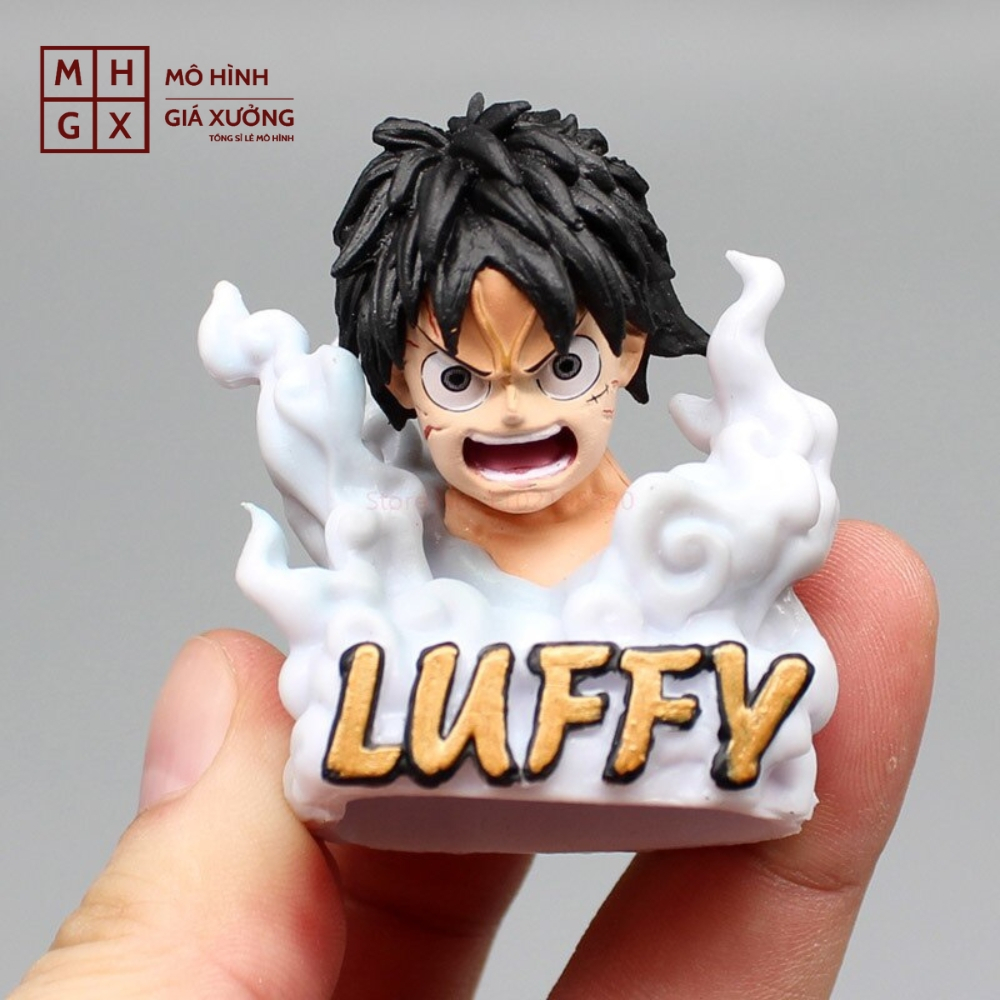 Mô Hình OnePiece Mô Hình Luffy Gear 5 kết hợp Gear 4 - Cao 23cm - nặng 1kg + 1 tay thay thế - One Piece - Full Box