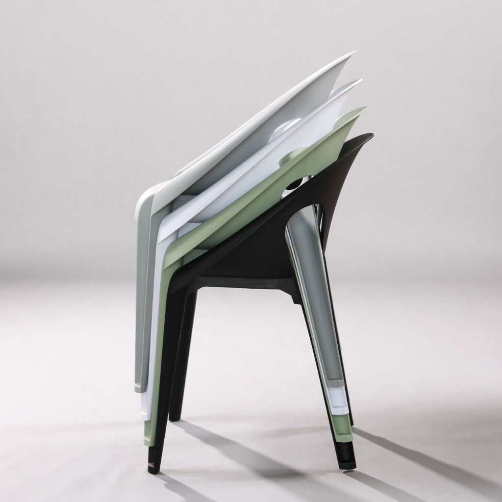 Ghế nhựa dùng cho bàn ăn, quán cafe S3019