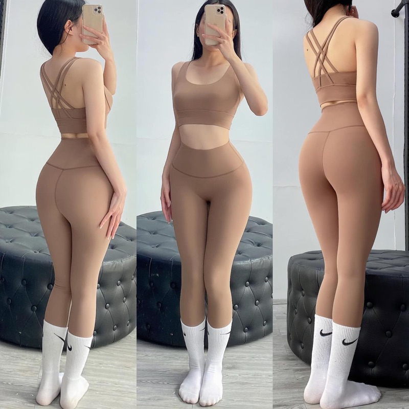 Áo BRA tập Gym, Yoga thể thao nữ đan dây nâng ngực co giãn 4 chiều thấm hút mồ hôi Coolstore 2023