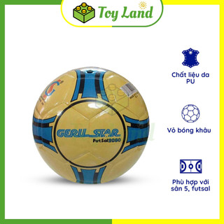 Banh bóng đá futsal gerustar 2030 size số 4 sân cỏ nhân tạo 5 người đồ chơi thể thao