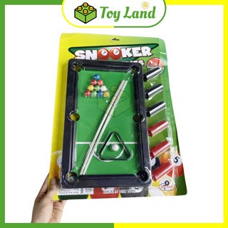 [3 Size] Bàn Bida Mini 6 Lỗ Bộ Đồ Chơi Trẻ Em Pool Bàn Chơi Billiard Bàn Bi A Mini Phát Triển Tư Duy Sự Khéo Léo Cho Trẻ