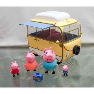 Đồ chơi heo peppa chính hãng của anh quốc - 90% bộ xe cắm trại heo peppa - peppa pig campervan set