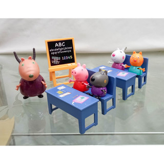Đồ chơi heo peppa chính hãng của anh quốc - 95% bộ lớp học heo peppa – peppa pig classroom